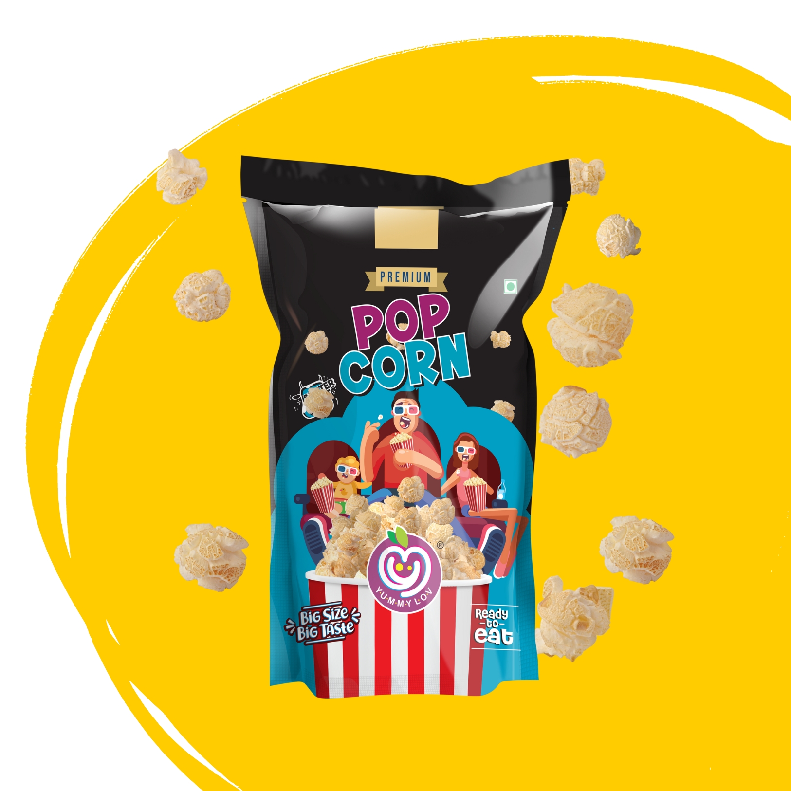 Butter Salt Pop Corn Yummylov