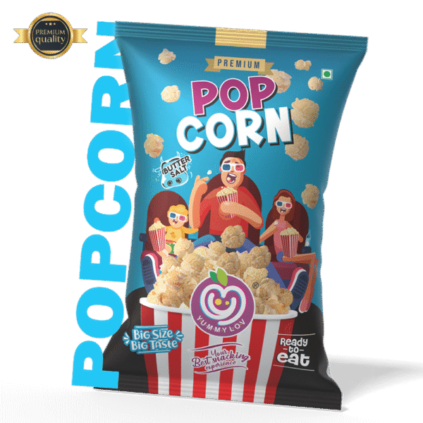 Butter Salt Popcorn in bowl – crunchy ready-to-eat popcorn snack